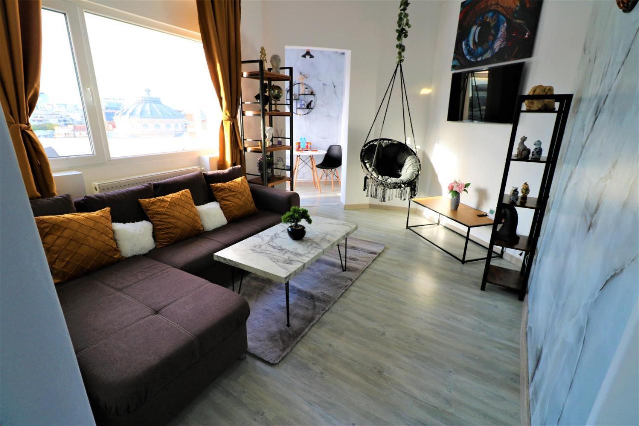 Athenee Palace Apartment - Panoramic View Terrace & Balcony - Free Minibar Bukarest Exterior foto